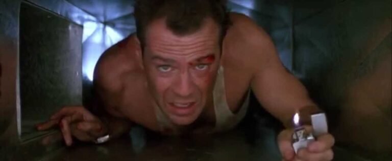 die hard scene vantilation shaft