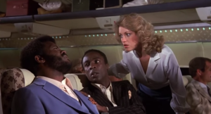 the airplane funny movie scene